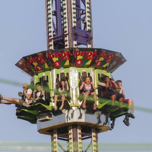 Drop Ride at Fair